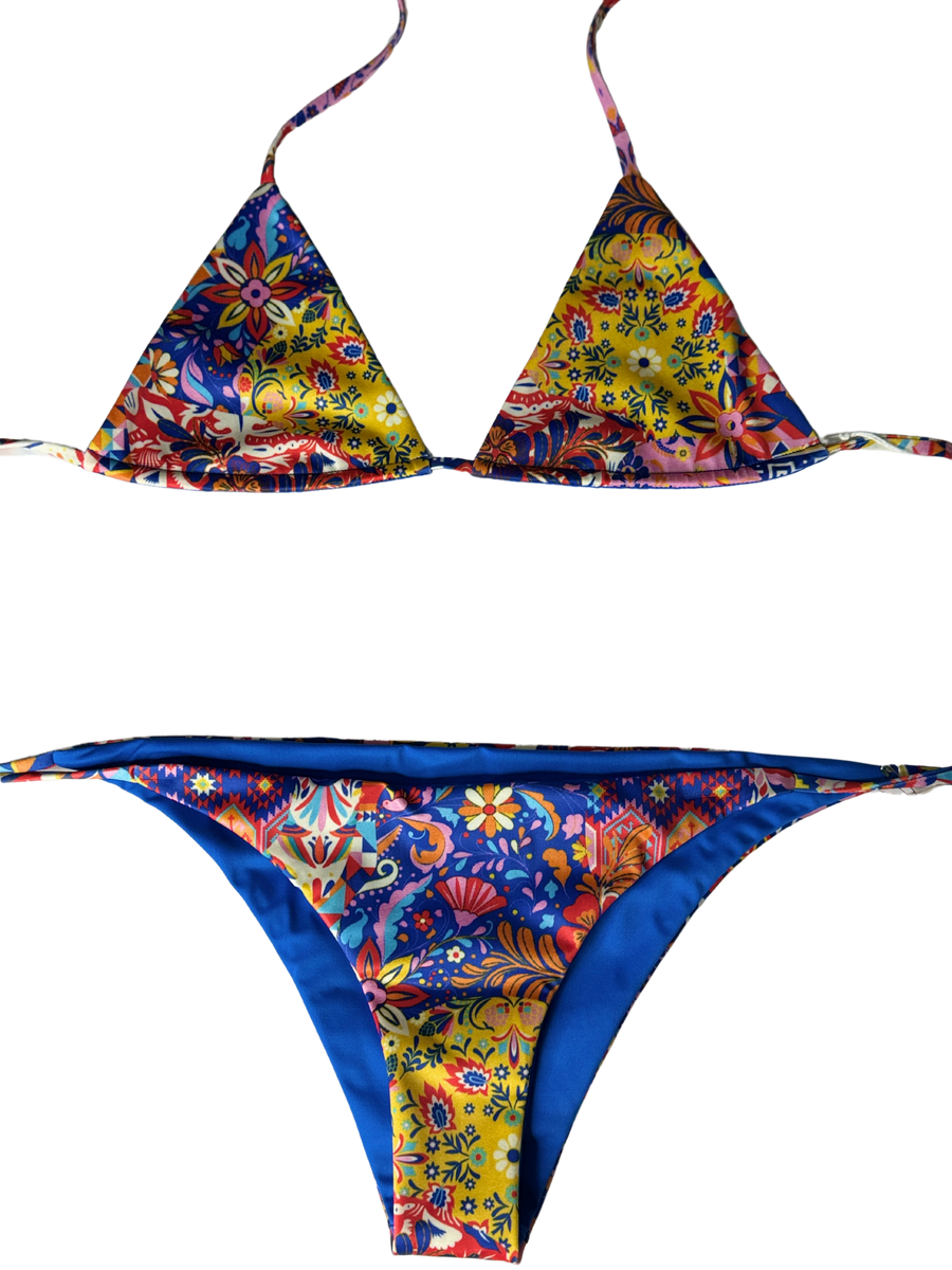REVERSIBLE TIE BIKINI SET GARDENS OF QUELUZ