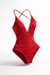 RED ONE PIECE SWIMSUIT - Solazul Swimwear