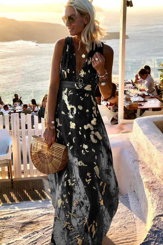 Goddess maxi cover up dress