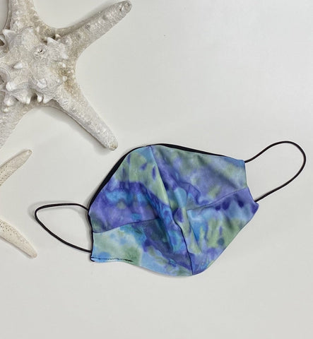 Tye dye blue