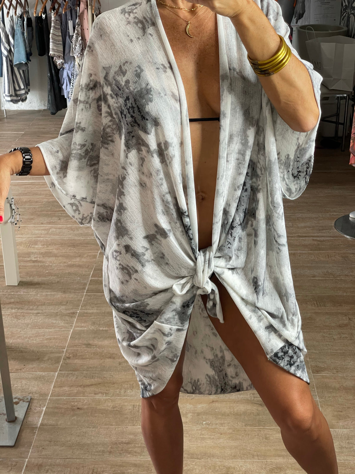Tie dye caftan